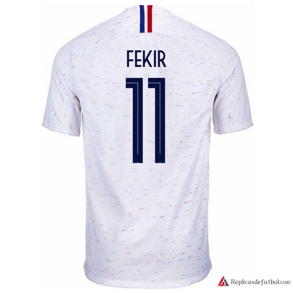 Camiseta Seleccion Francia Segunda equipación Fekir 2018 Blanco